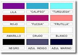 Colores de telas 2008.